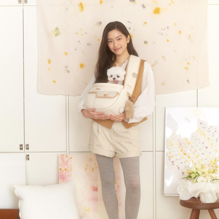 ※予約販売【seoru】Soft Valentine bag (Sand beige)