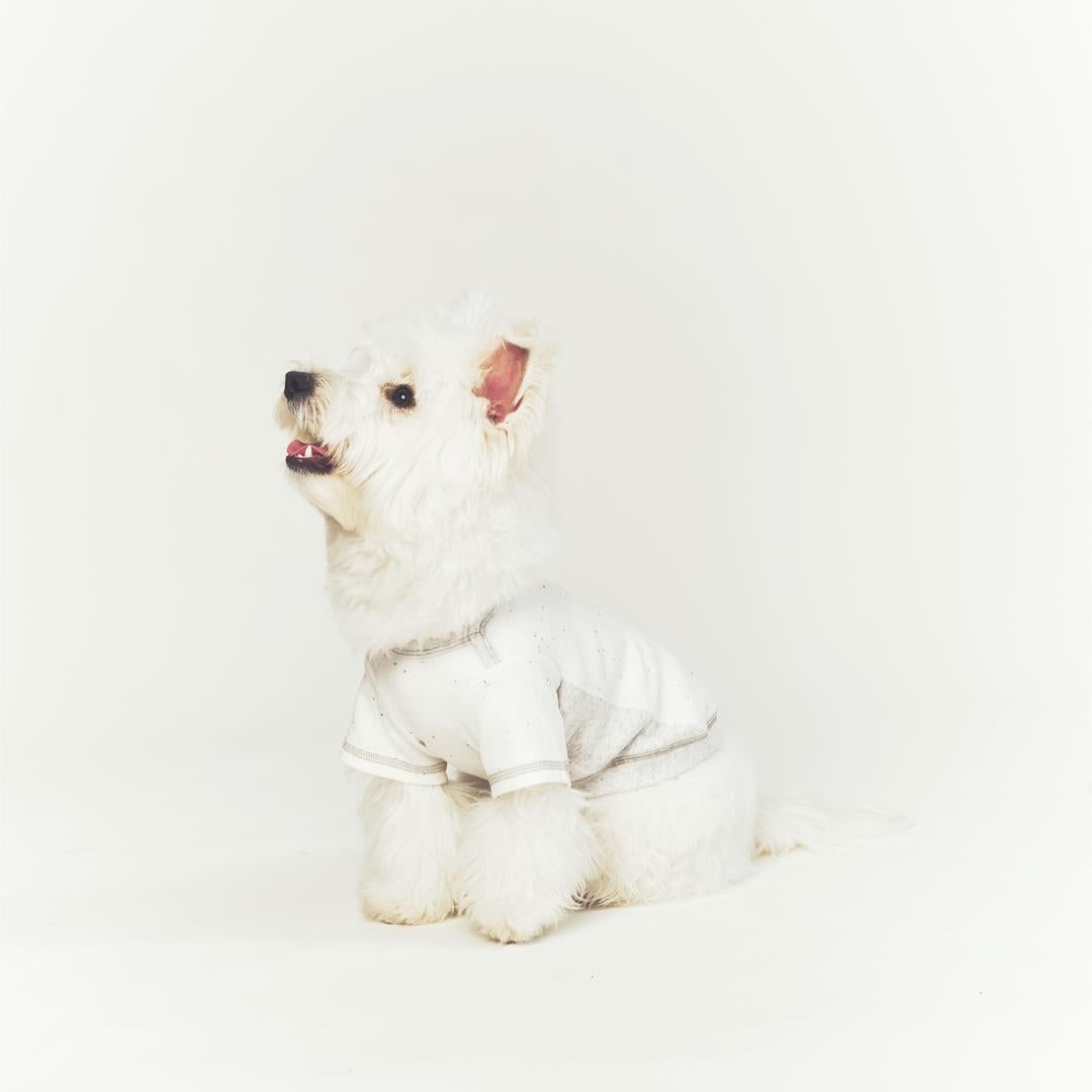 ※予約販売【seoru】Oat nep T-shirt(White melange Gray)