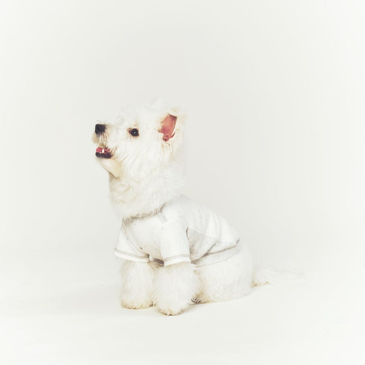 ※予約販売【seoru】Oat nep T-shirt(White melange Gray)