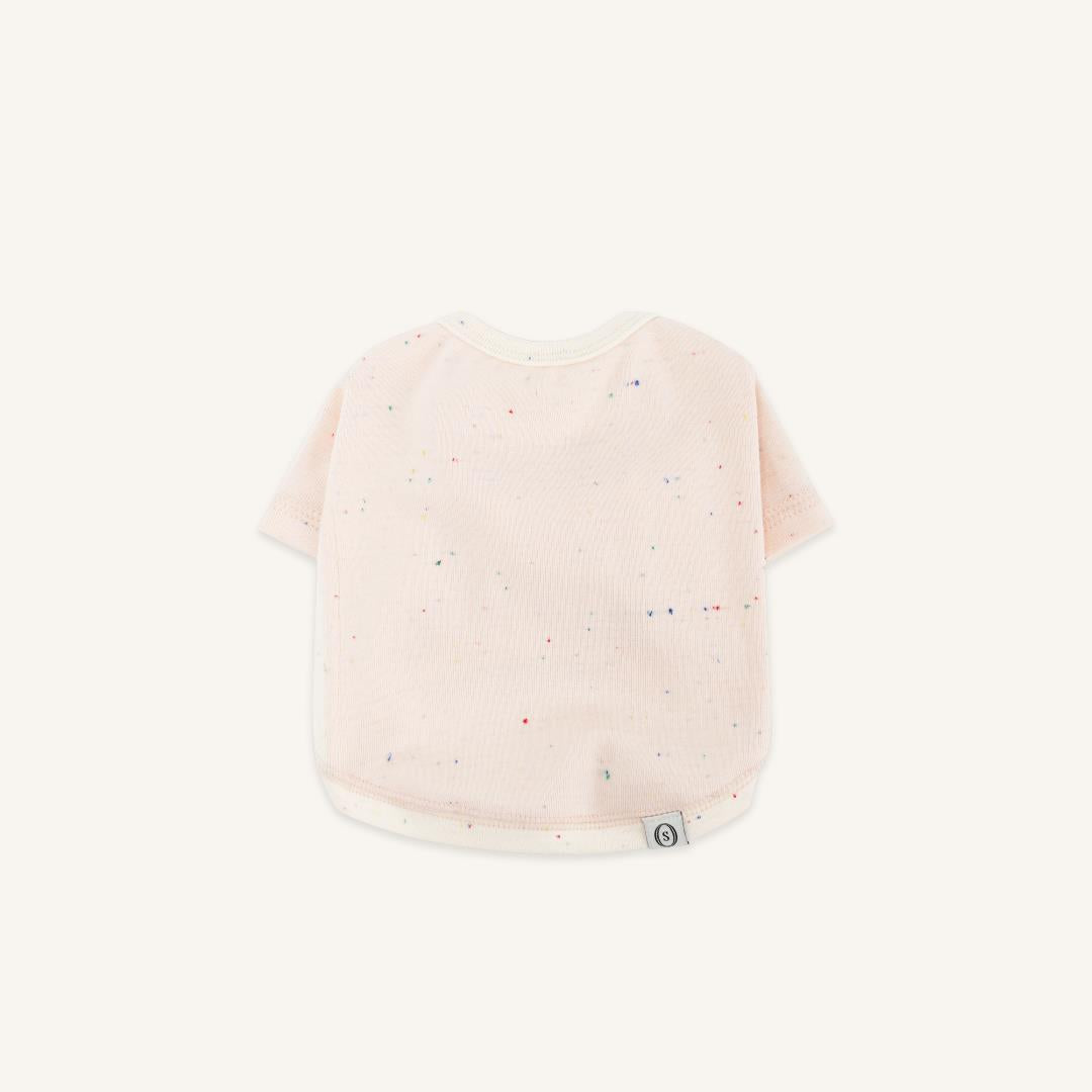 ※予約販売【seoru】Oat nep T-shirt(Milk Pink)