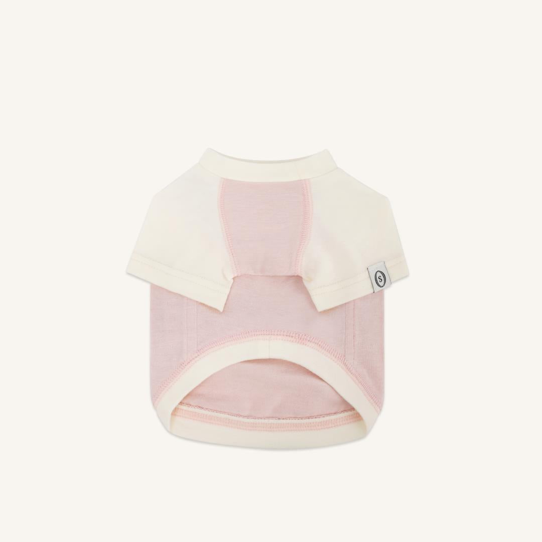 ※予約販売【seoru】Classic Raglan T-shirt(Baby Pink)