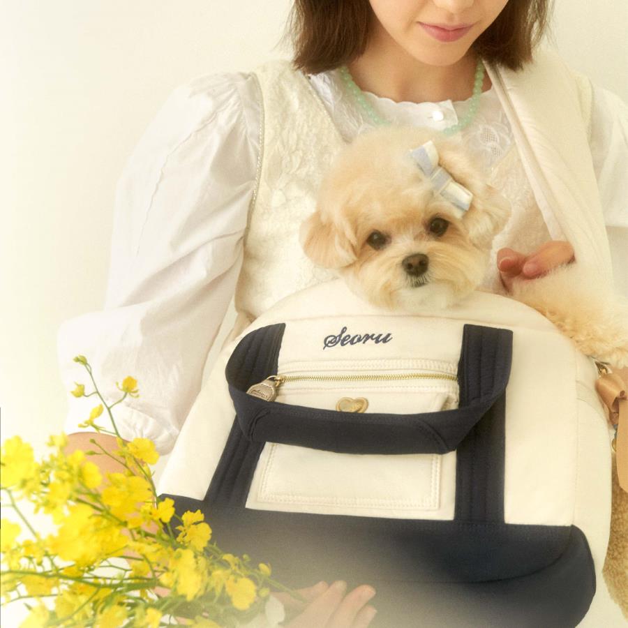 ※予約販売【seoru】pillow bag (Navy)