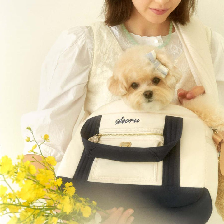 ※予約販売【seoru】pillow bag (Navy)