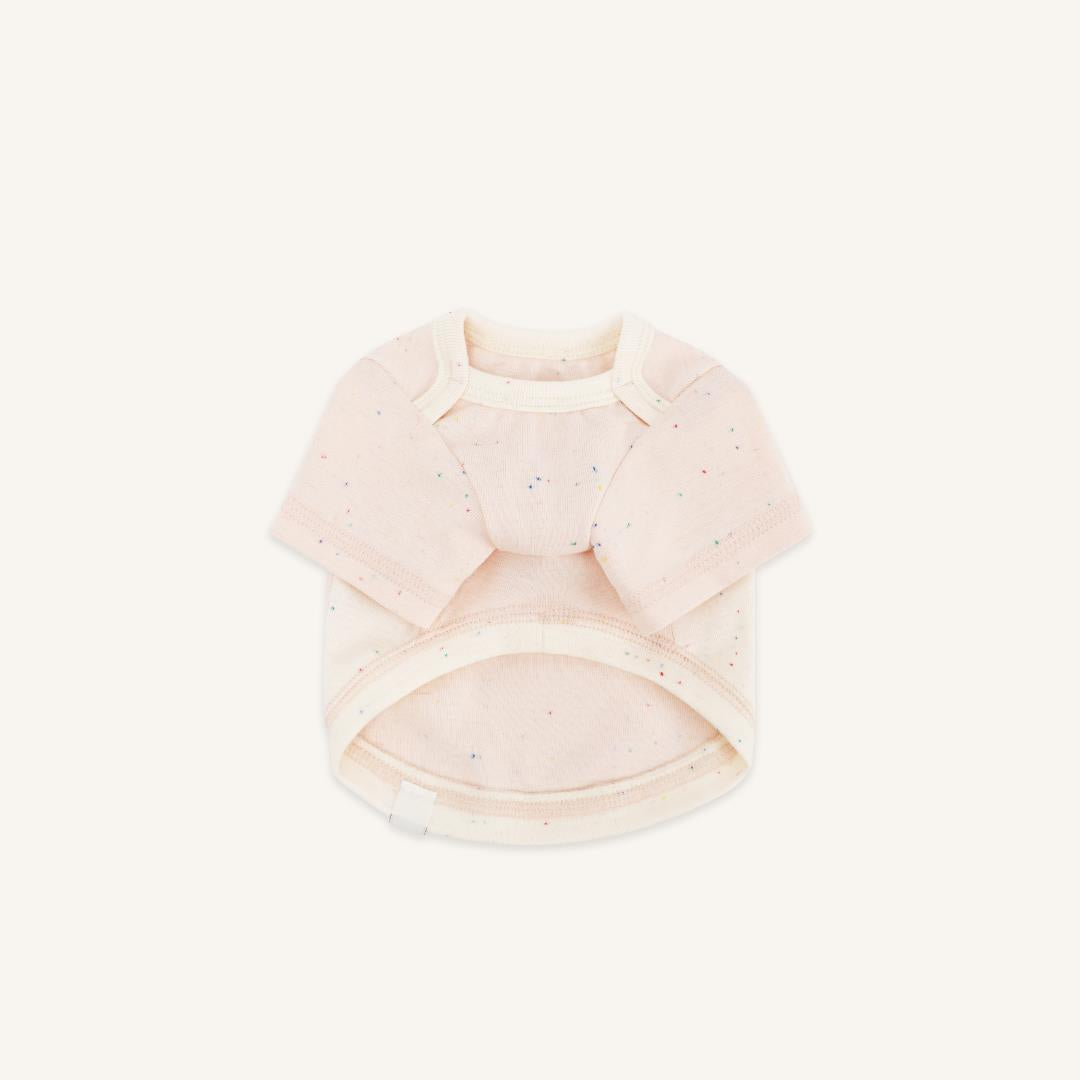 ※予約販売【seoru】Oat nep T-shirt(Milk Pink)
