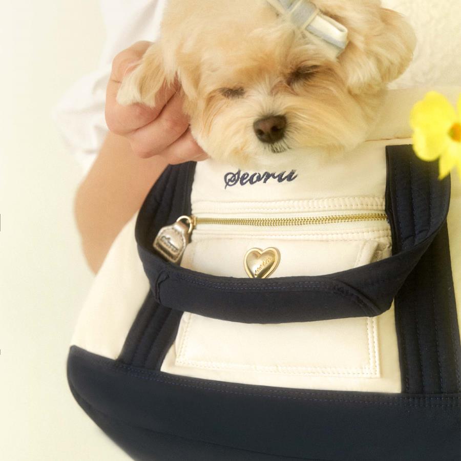 ※予約販売【seoru】pillow bag (Navy)