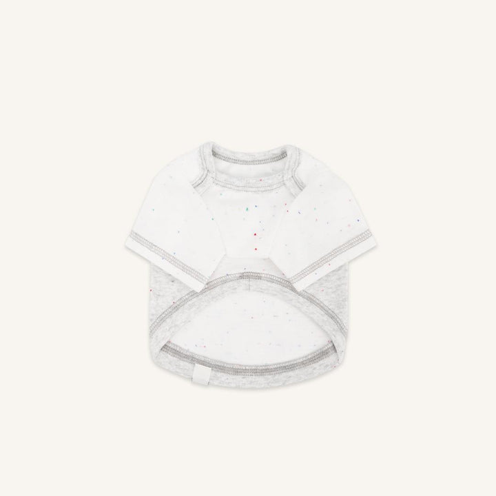 ※予約販売【seoru】Oat nep T-shirt(White melange Gray)
