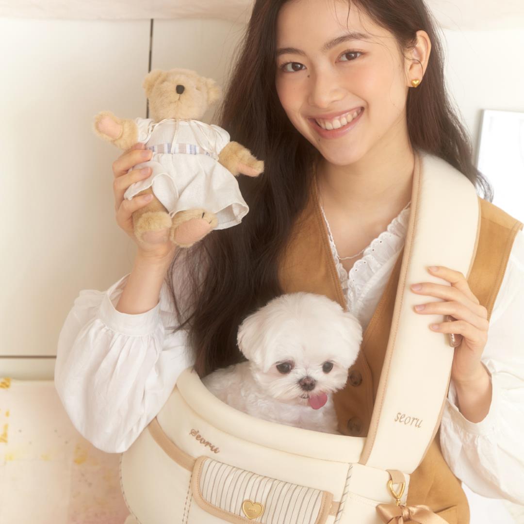 ※予約販売【seoru】Soft Valentine bag (Sand beige)