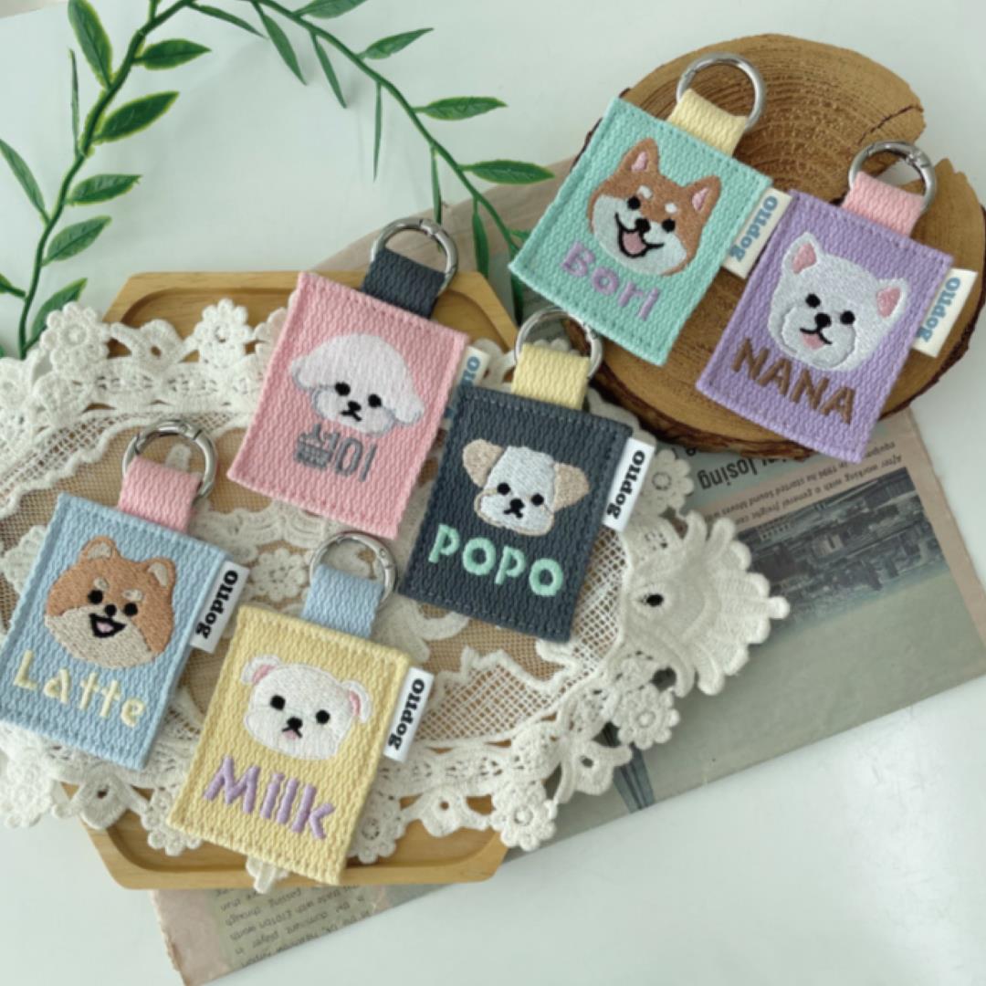※予約販売【ol1dog】うちの子 Name Tag(Cotton series)