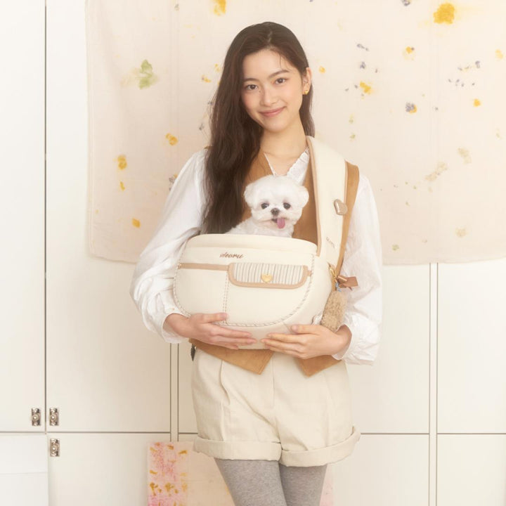 ※予約販売【seoru】Soft Valentine bag (Sand beige)