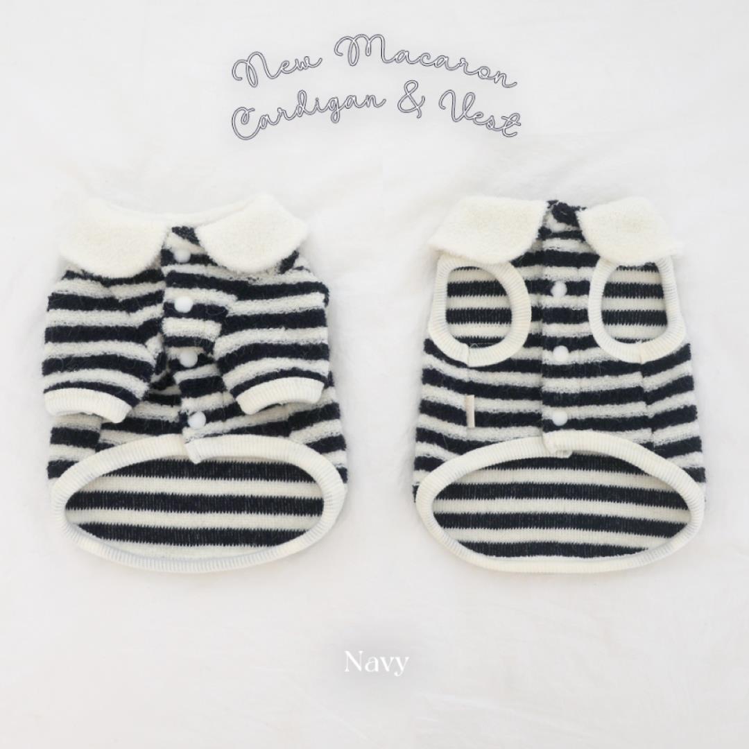 ※予約販売【near by us】new macaron (navy)