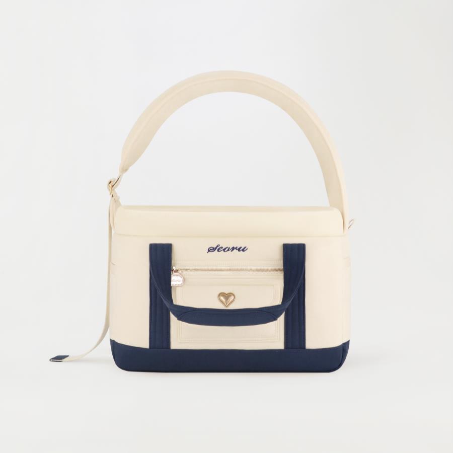 ※予約販売【seoru】pillow bag (Navy)