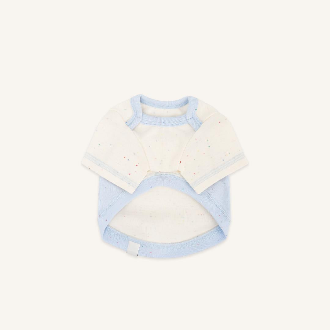 ※予約販売【seoru】Oat nep T-shirt(Pale Blue)