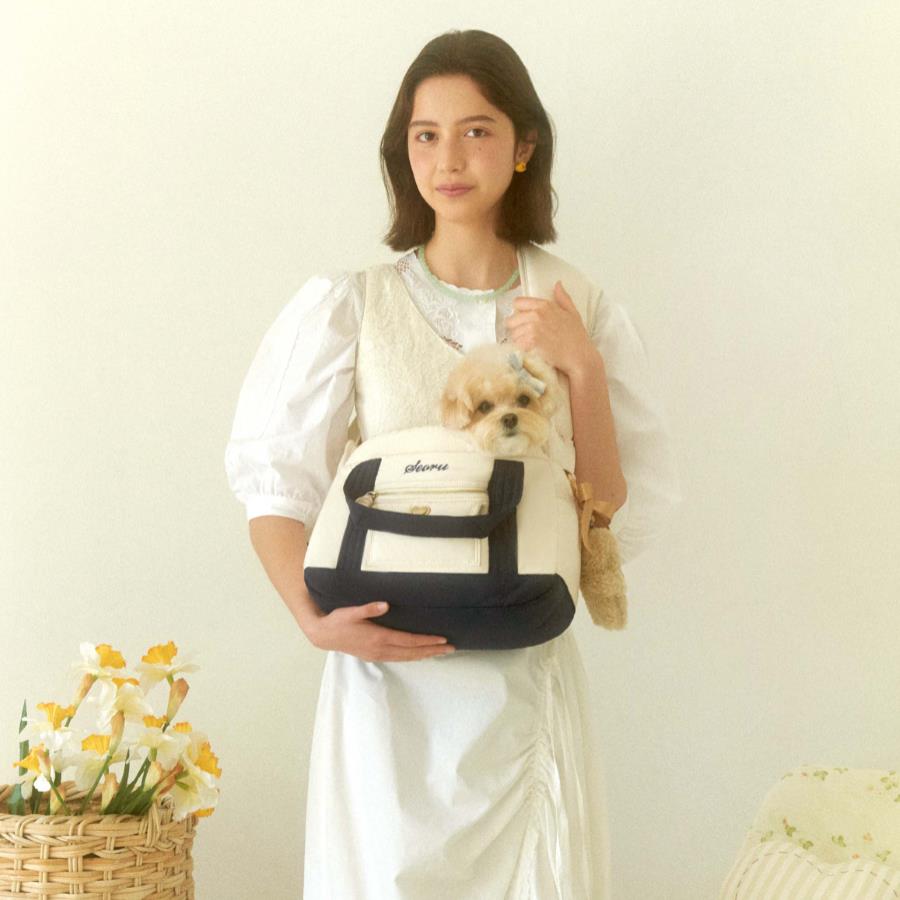 ※予約販売【seoru】pillow bag (Navy)