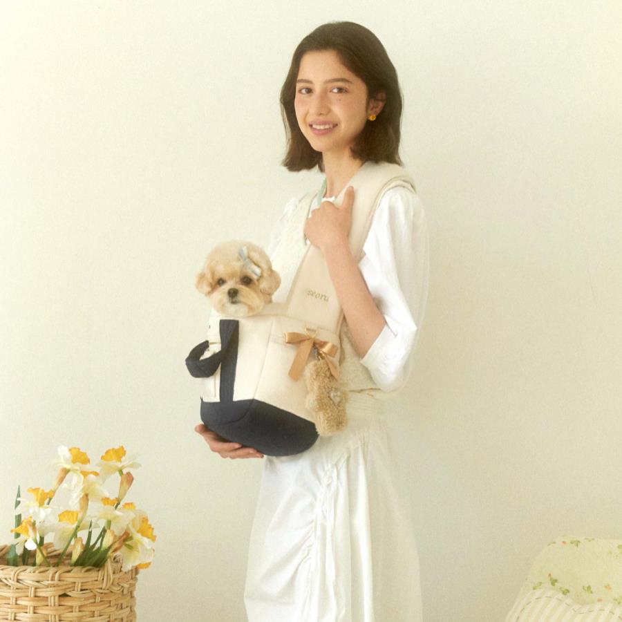 ※予約販売【seoru】pillow bag (Navy)