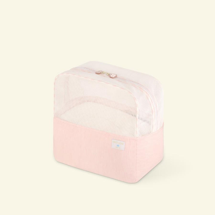 ※予約販売【seoru】pillow frame up mesh (pink)※ pillow bag専用メッシュ