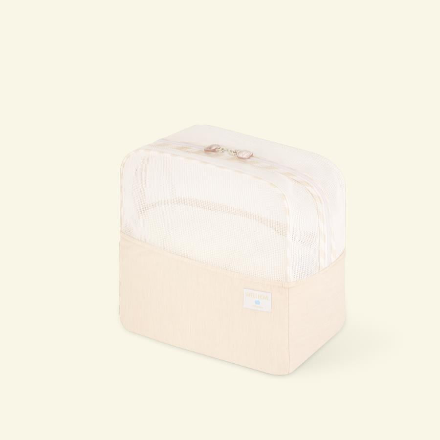 ※予約販売【seoru】pillow frame up mesh (Beige)※ pillow bag専用メッシュ