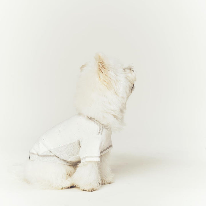 ※予約販売【seoru】Oat nep T-shirt(White melange Gray)