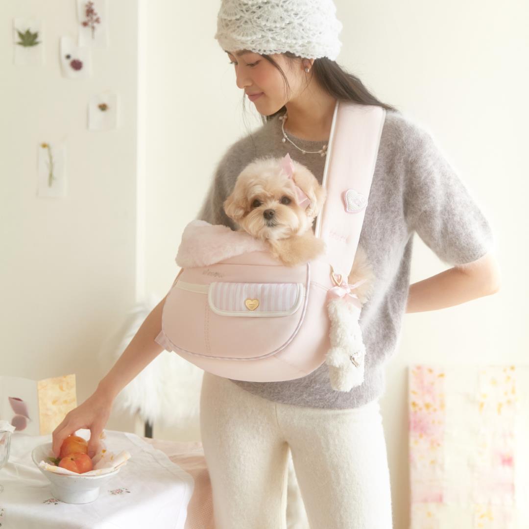 ※予約販売【seoru】Soft Valentine bag (Milk pink)