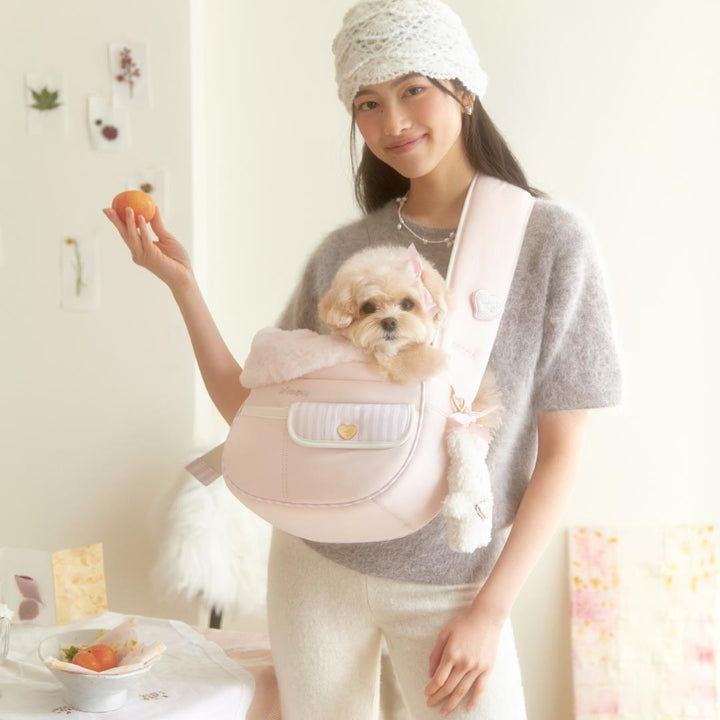 ※予約販売【seoru】Soft Valentine bag (Milk pink)