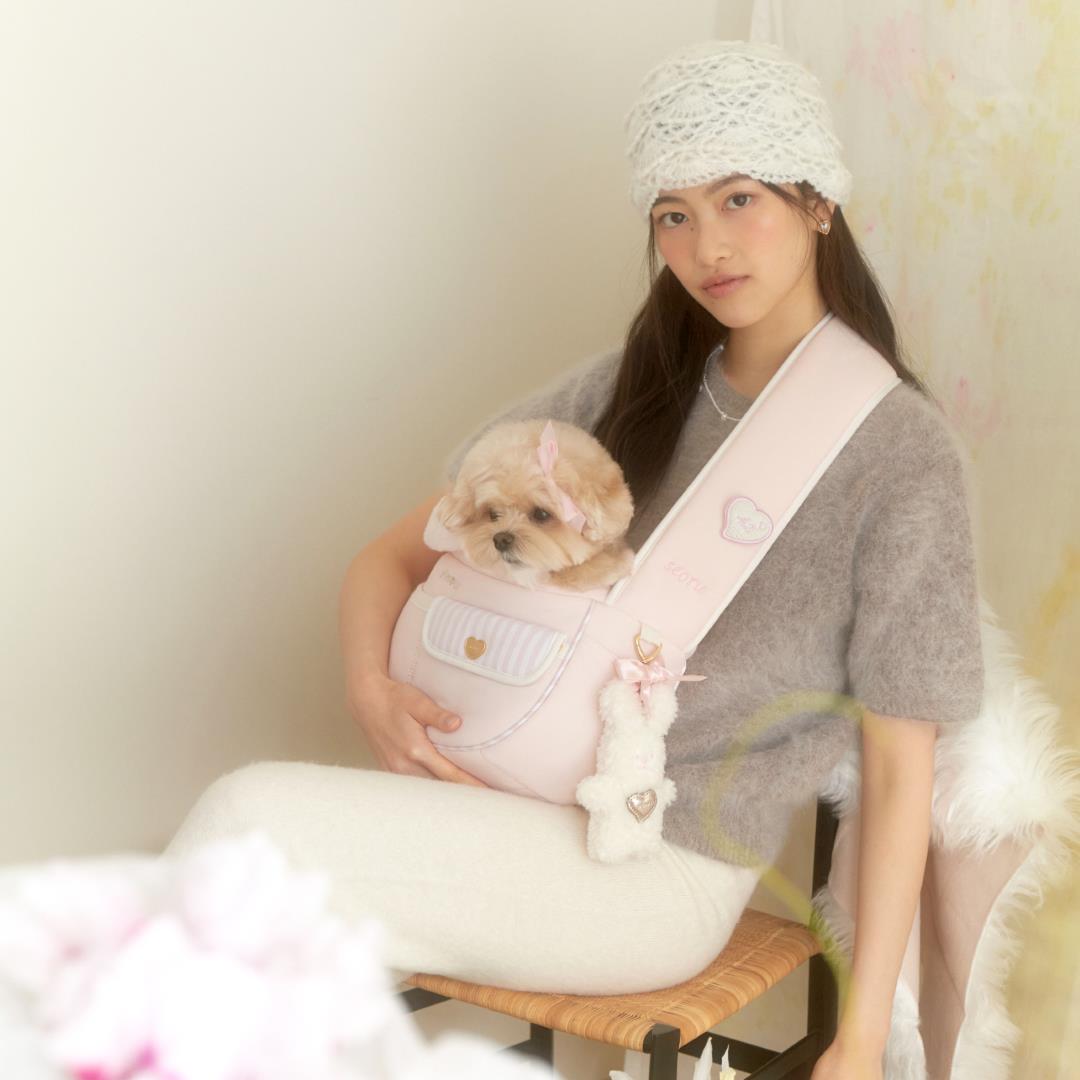 ※予約販売【seoru】Soft Valentine bag (Milk pink)