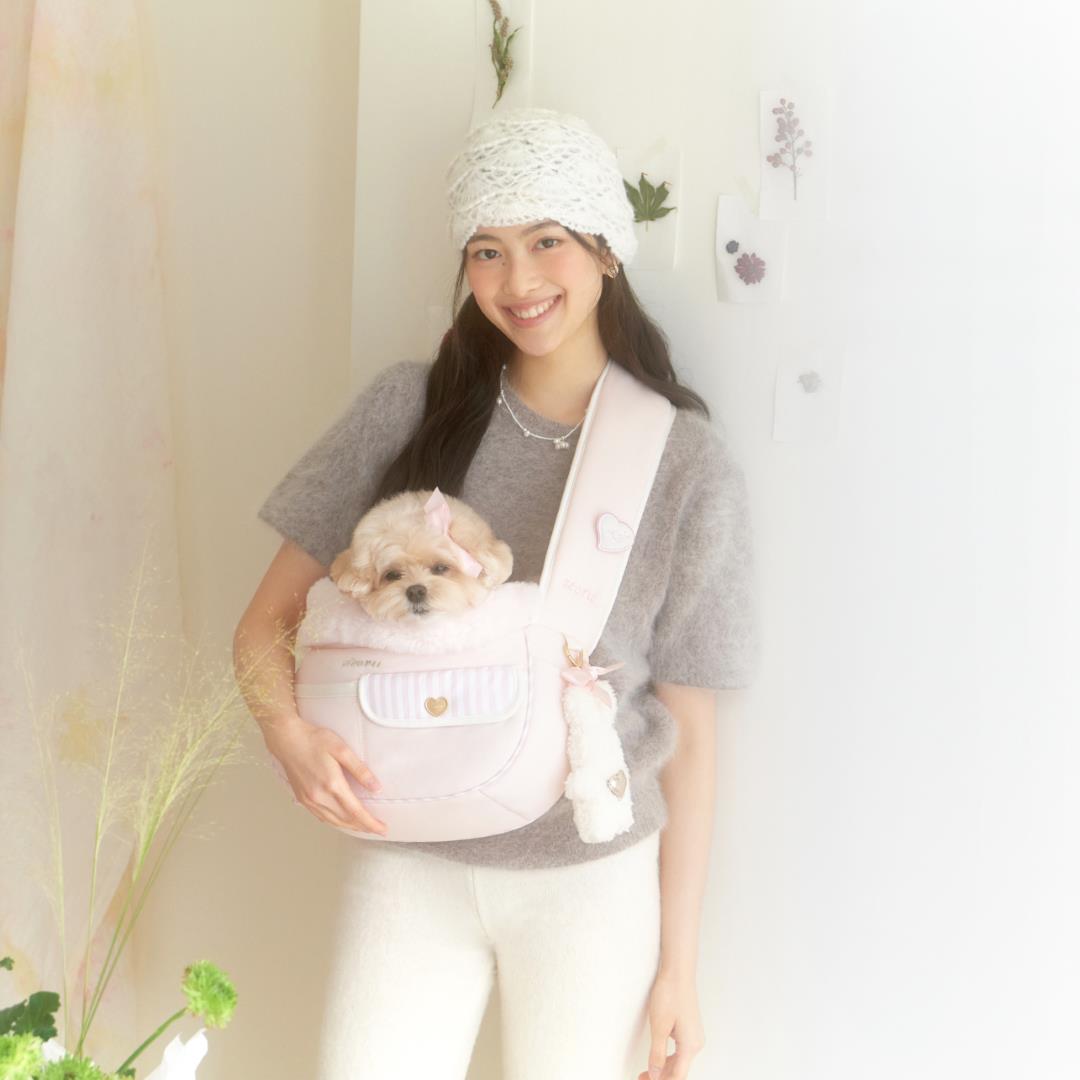 ※予約販売【seoru】Soft Valentine bag (Milk pink)