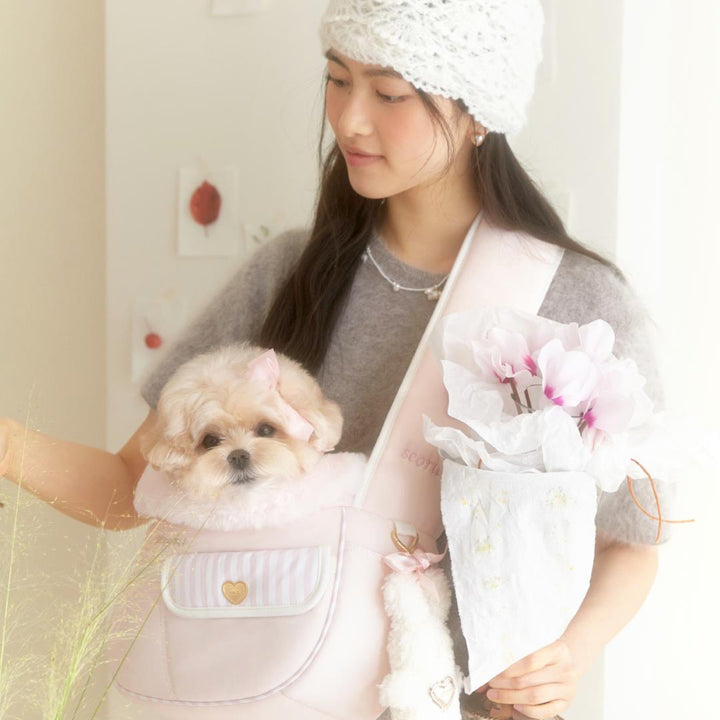 ※予約販売【seoru】Soft Valentine bag (Milk pink)