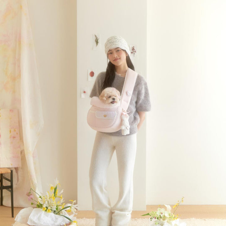 ※予約販売【seoru】Soft Valentine bag (Milk pink)