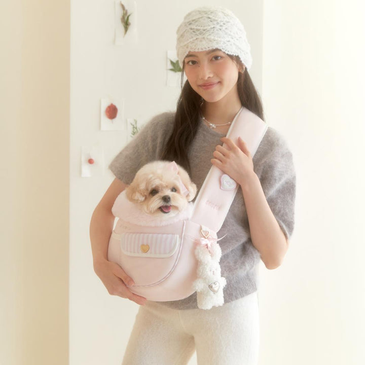 ※予約販売【seoru】Soft Valentine bag (Milk pink)