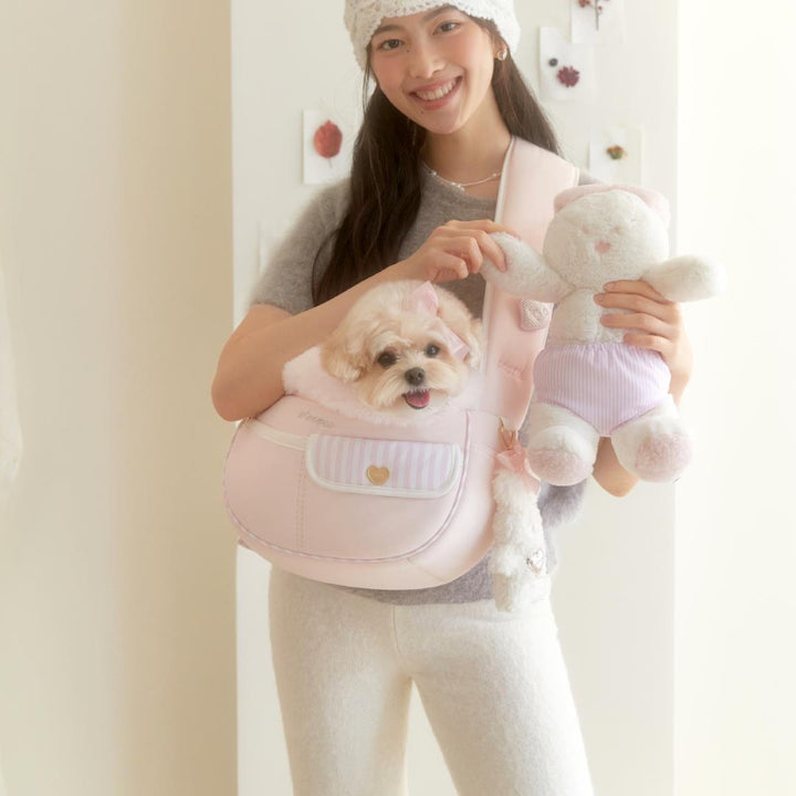 ※予約販売【seoru】Soft Valentine bag (Milk pink)