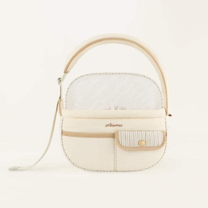 ※予約販売【seoru】Soft Valentine bag (Sand beige)