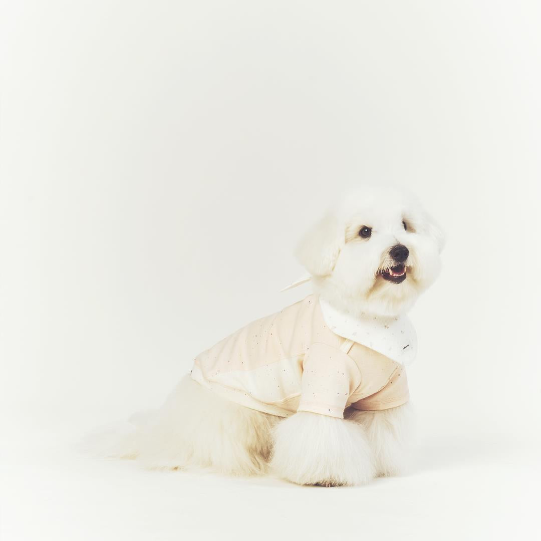 ※予約販売【seoru】Oat nep T-shirt(Milk Pink)