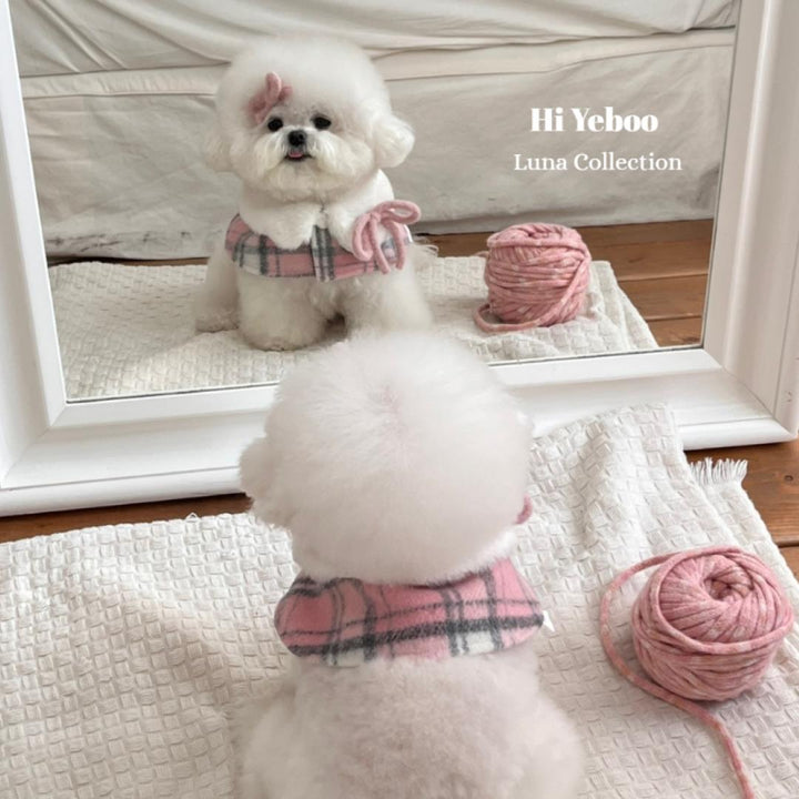 ※予約販売【Hi Yeboo】Luna Fur Cape (Pink)