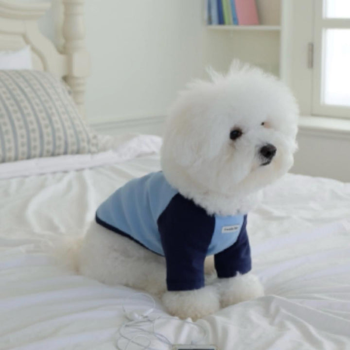 即納【FREDDIE TALE】F logo raglan tee（Blue）