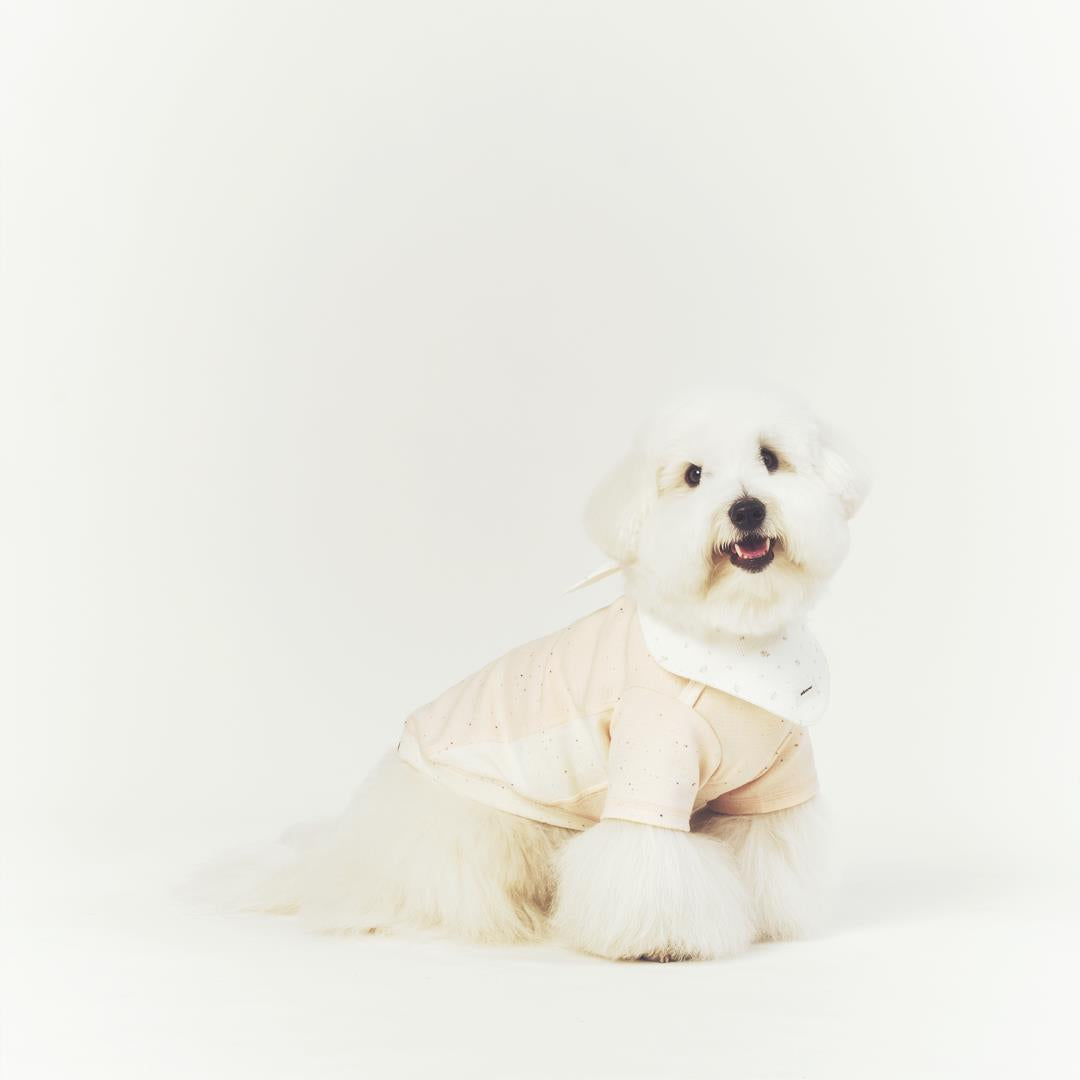 ※予約販売【seoru】Oat nep T-shirt(Milk Pink)