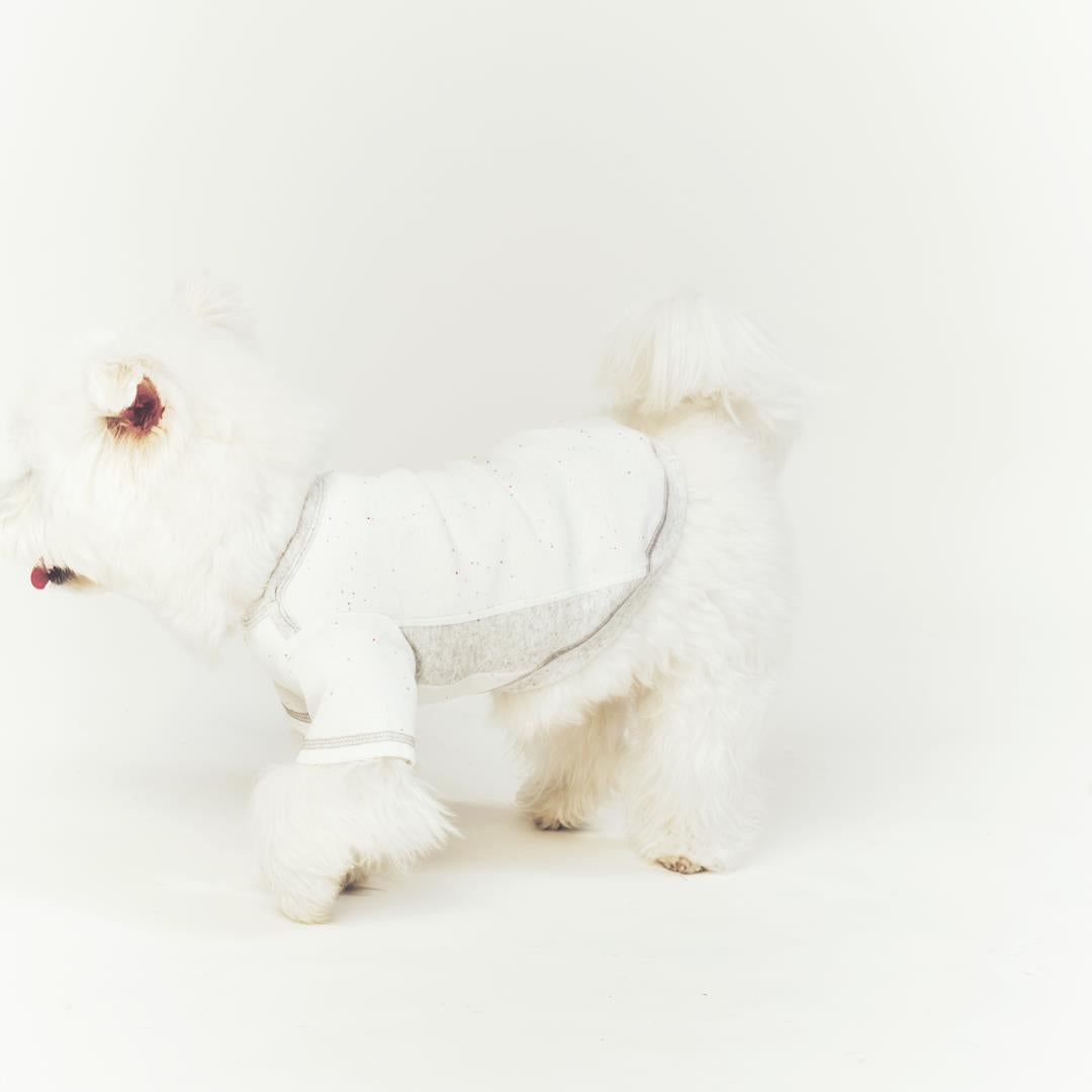 ※予約販売【seoru】Oat nep T-shirt(White melange Gray)