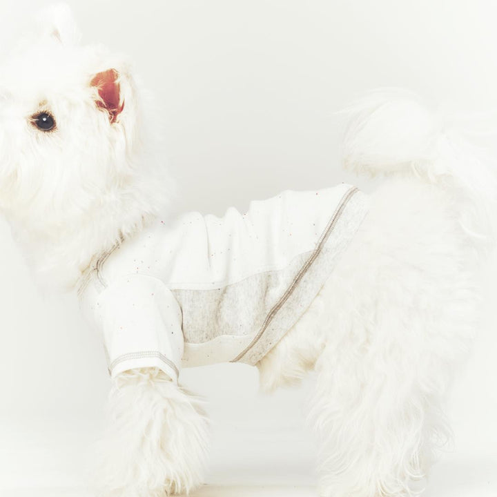※予約販売【seoru】Oat nep T-shirt(White melange Gray)
