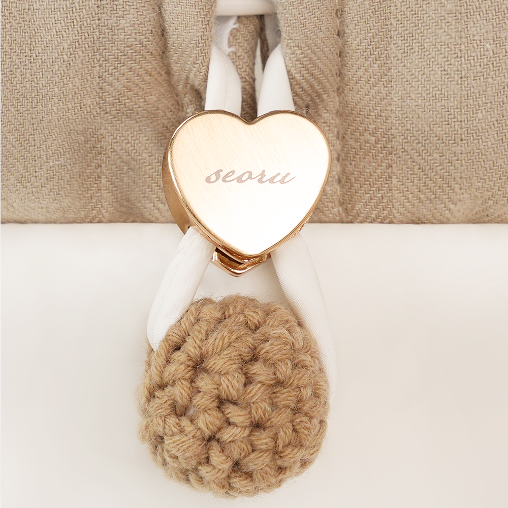 ※予約販売【seoru】Letter Bag (Mocha Beige)