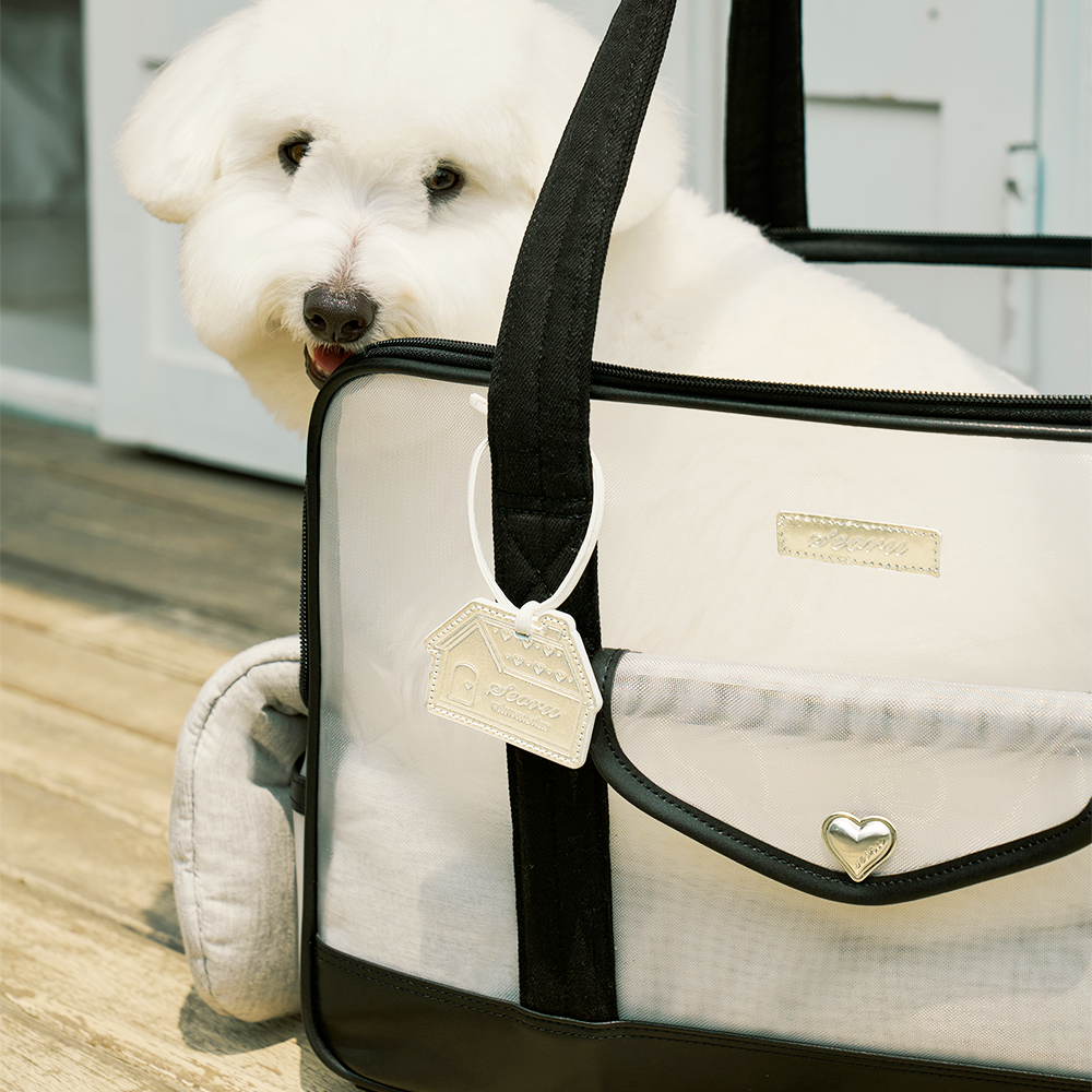 ※予約販売【seoru】Mesh Ballon Bag（Black&Grey）※LINE＆メルマガ限定先行SALE対象外