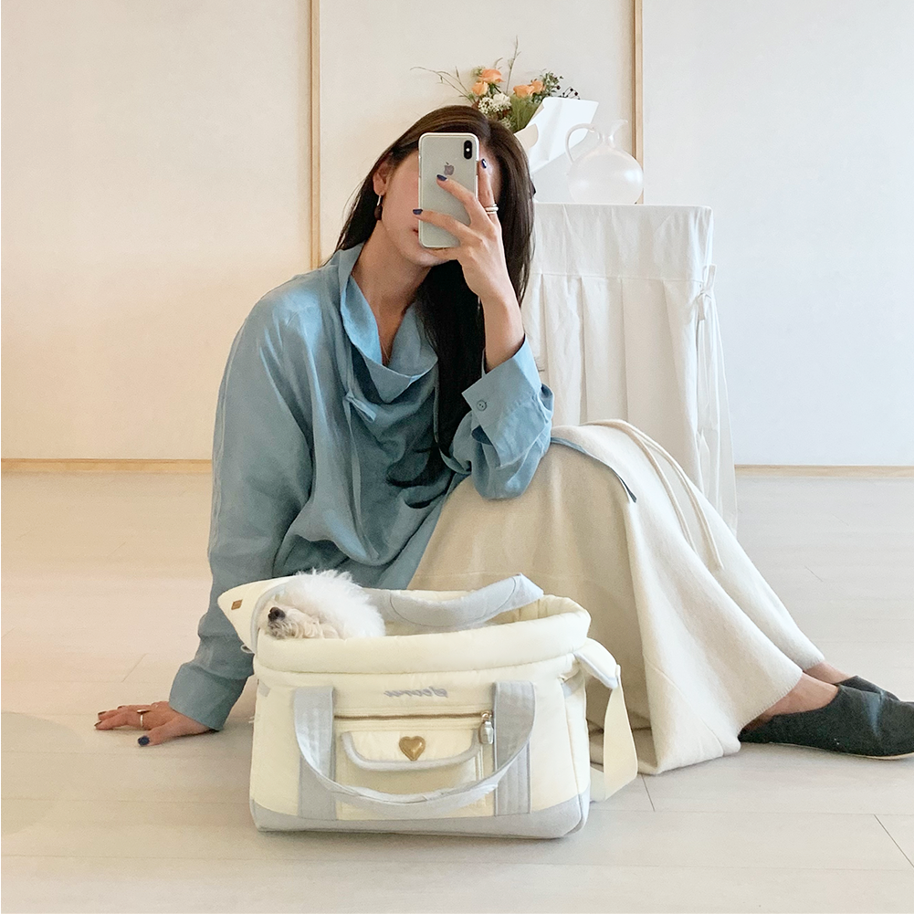 ※予約販売【seoru】Pillow bag(Lemon blue)