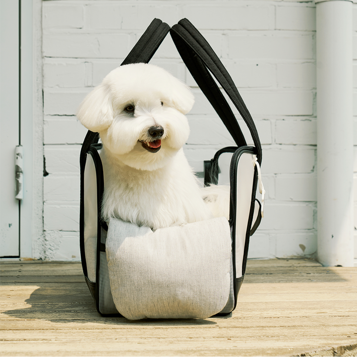 ※予約販売【seoru】Mesh Ballon Bag（Black&Grey）※LINE＆メルマガ限定先行SALE対象外