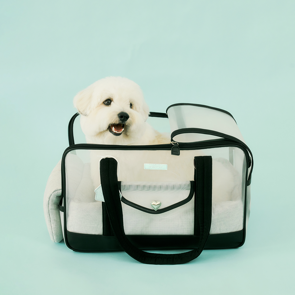 ※予約販売【seoru】Mesh Ballon Bag（Black&Grey）