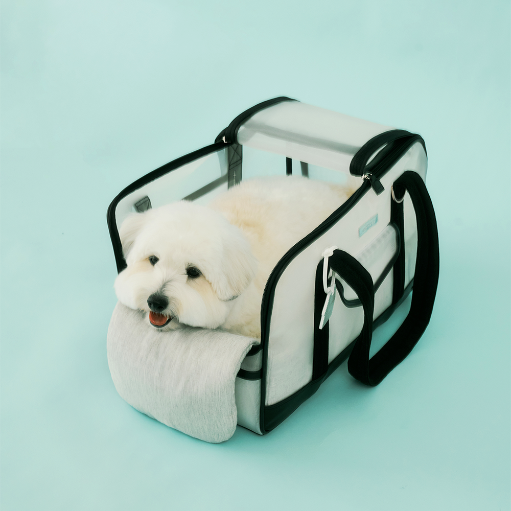 ※予約販売【seoru】Mesh Ballon Bag（Black&Grey）※LINE＆メルマガ限定先行SALE対象外