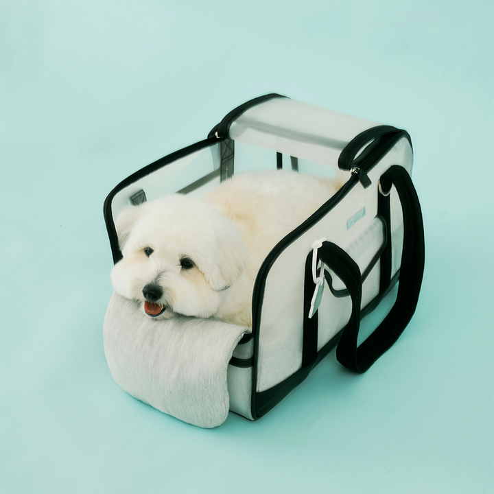 ※予約販売【seoru】Mesh Ballon Bag（Black&Grey）※LINE＆メルマガ限定先行SALE対象外