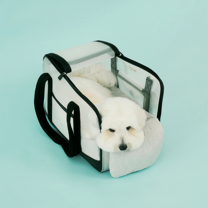 ※予約販売【seoru】Mesh Ballon Bag（Black&Grey）※LINE＆メルマガ限定先行SALE対象外