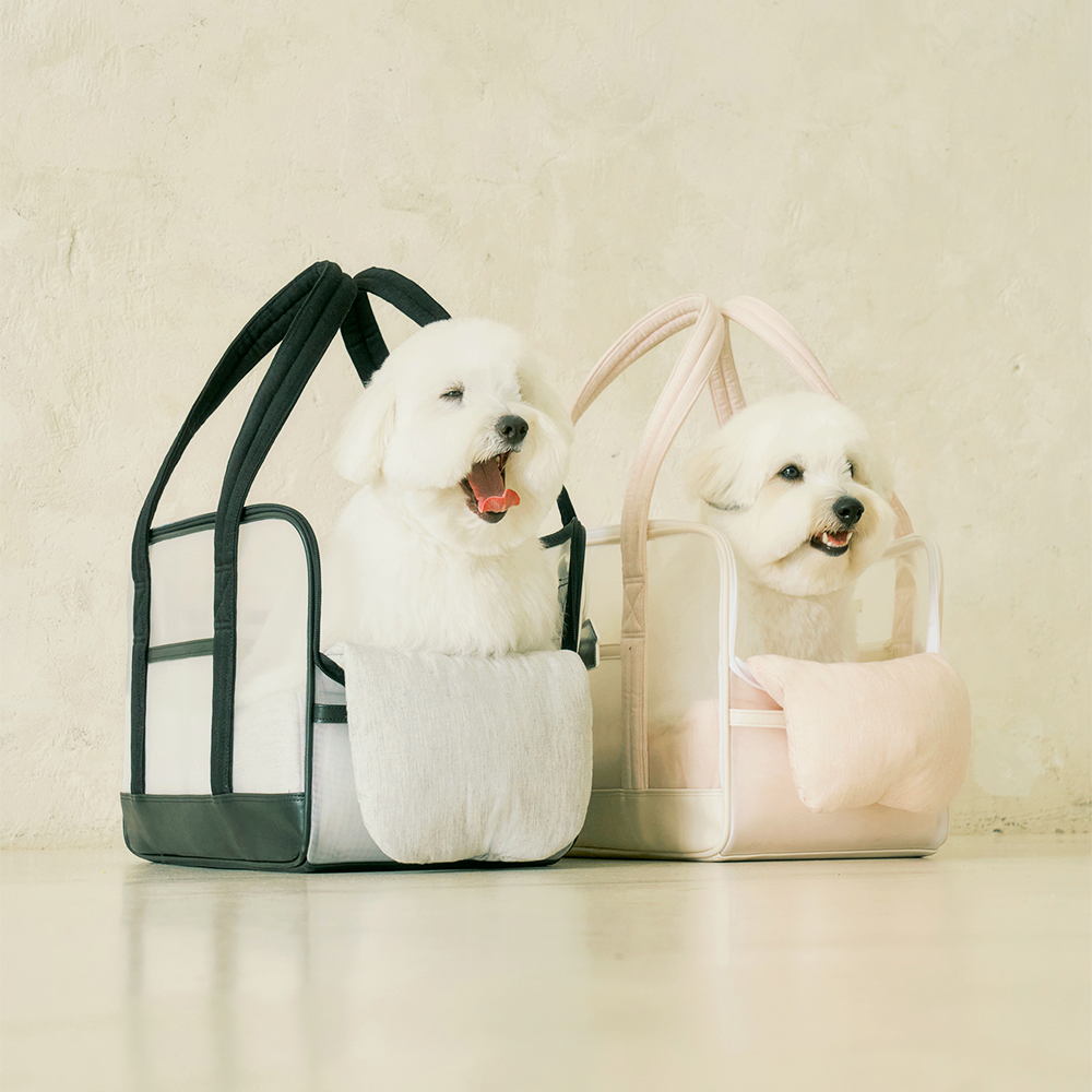 ※予約販売【seoru】Mesh Ballon Bag（Black&Grey）※LINE＆メルマガ限定先行SALE対象外