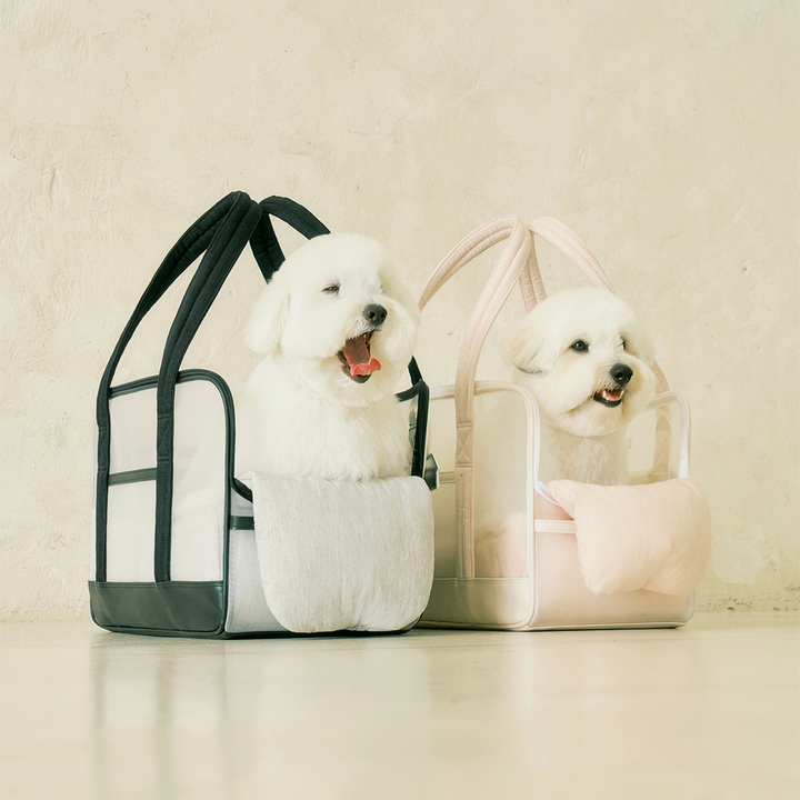 ※予約販売【seoru】Mesh Ballon Bag（Black&Grey）※LINE＆メルマガ限定先行SALE対象外