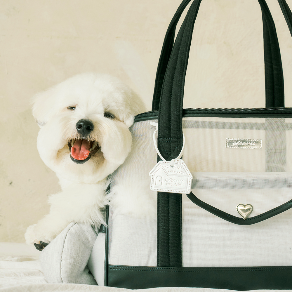 ※予約販売【seoru】Mesh Ballon Bag（Black&Grey）※LINE＆メルマガ限定先行SALE対象外