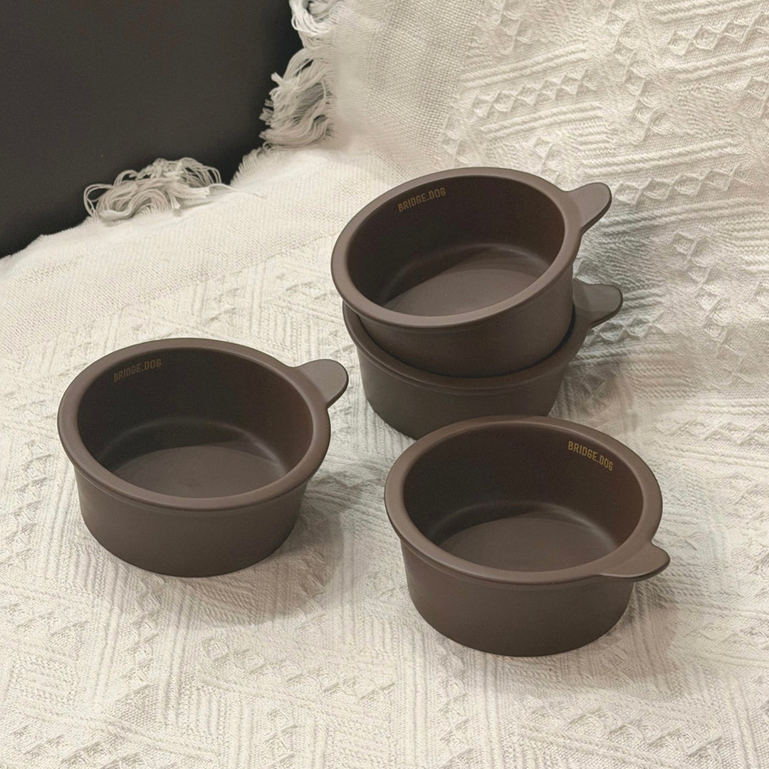 ※予約販売【BRIDGE.DOG】BRIDGE MINI BOWL（DARK CHOCO）