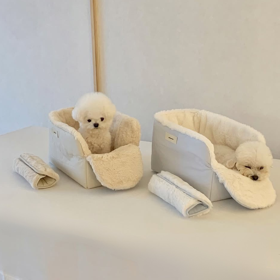 ※予約販売【seoru】Fur-bumper Cushion Set（Mesh Ballon Bag専用）