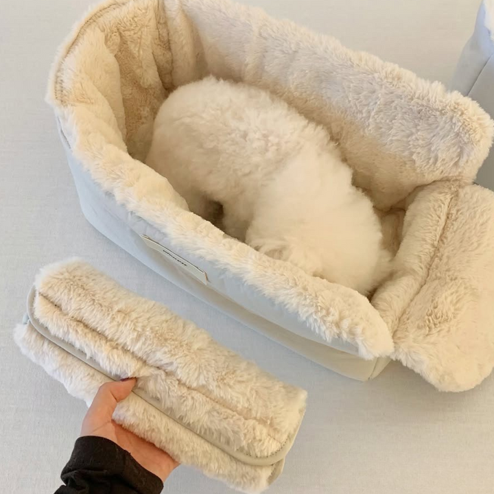 ※予約販売【seoru】Fur-bumper Cushion Set（Mesh Ballon Bag専用）